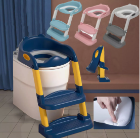 Reductor WC pentru toaleta -albastru deschis