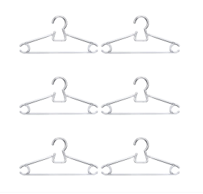Set 6 umerase de plastic transparente, beehome, 30 x 15 cm