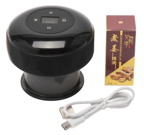 Aparat de masaj portabil 3 in 1 cu vacuum
