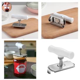 Deschizator borcane, cu maner plastic, otel inoxidabil Can Opener