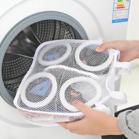 Saci din plasă pentru spalarea incaltamintei - Alb
