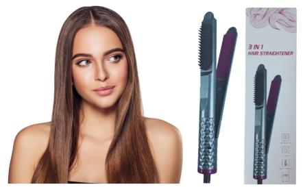  Perie electrică - îndreptător pentru păr Hair Straightener 3in1