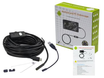 Cameră Endoscop Android și PC, USB flexibil 