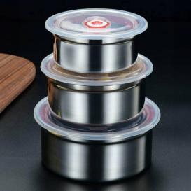 Set 3 containere din inox