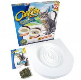 Kit pentru educarea pisicilor la toaleta Citi Kitty
