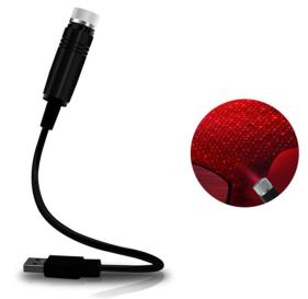 Proiector cu lumina laser ambientala cu stele pentru camera sau masina cu USB Star Decoration Lamp