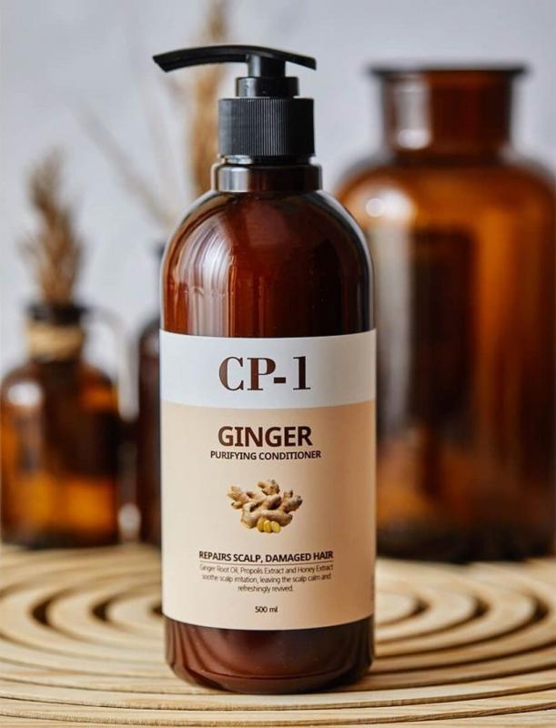 Conditioner pentru păr ESTHETIC HOUSE CURĂȚARE GHIMBIR GINGER PURIFYING CONDITIONER, 500 ml