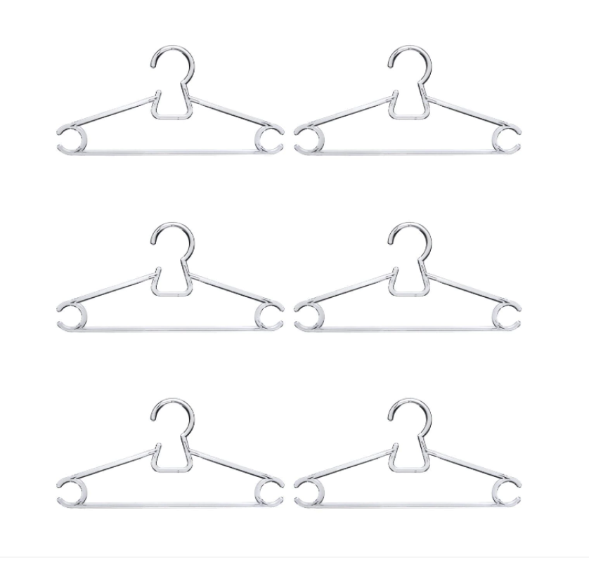 Set 6 umerase de plastic transparente, beehome, 30 x 15 cm