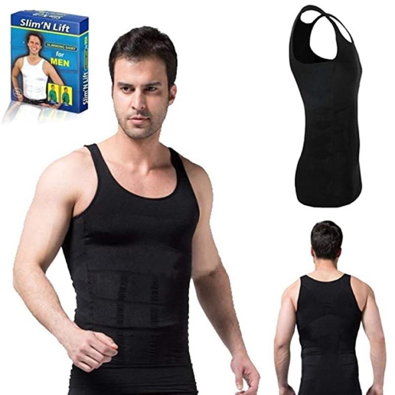 Tricou modelator pentru bărbați - Slimn Lift men - în sortiment