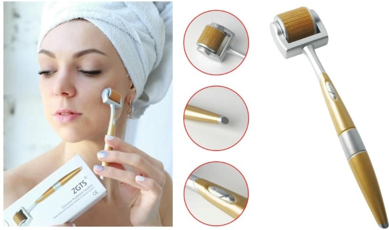 Dispozitiv cu ace pentru regenerarea pielii Meso Roller ZGTS 