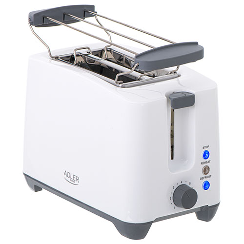 Toaster 1000w, plastic, 2 compartimente - AD 3216 