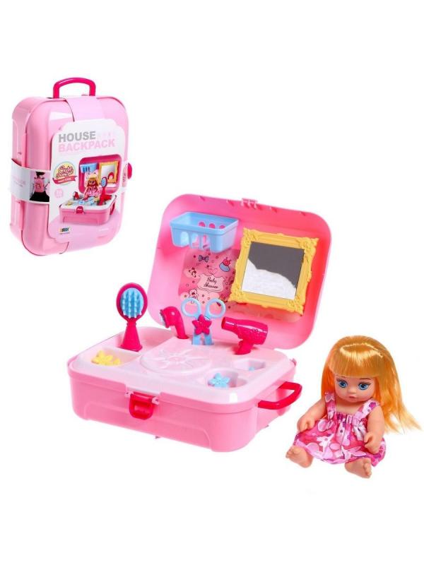 Set rucsac de infrumusetare fetite, trusa de jucarie