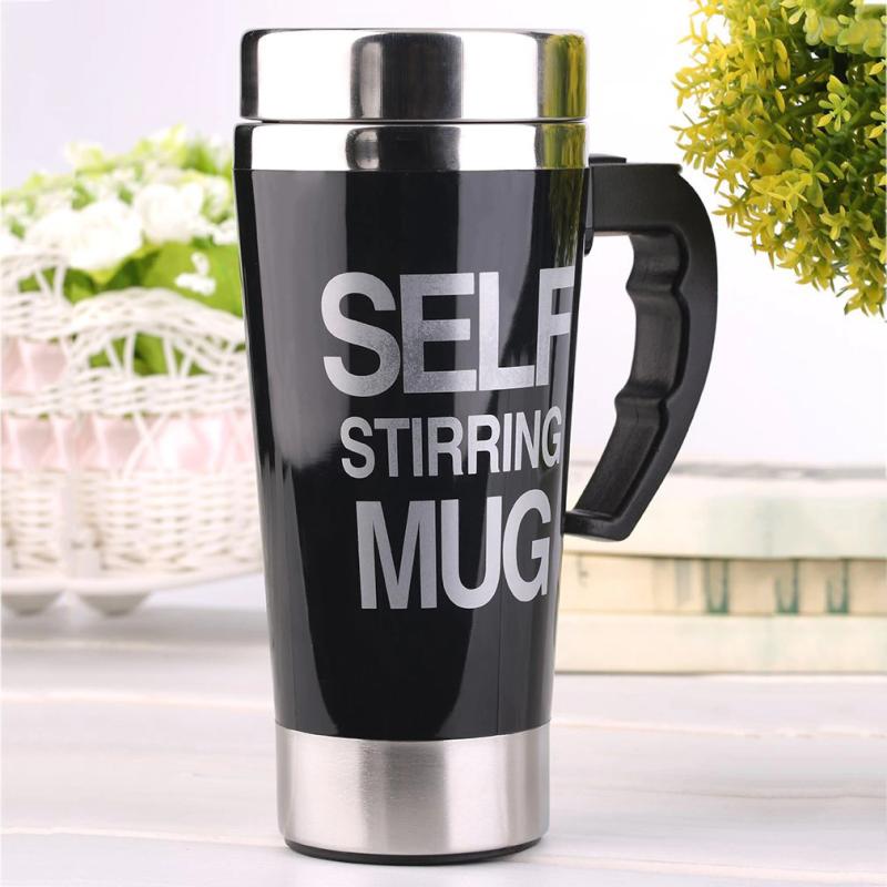 Cana amestecatoare Self Mixing Mug Cap Self Stirring Mug HY-603