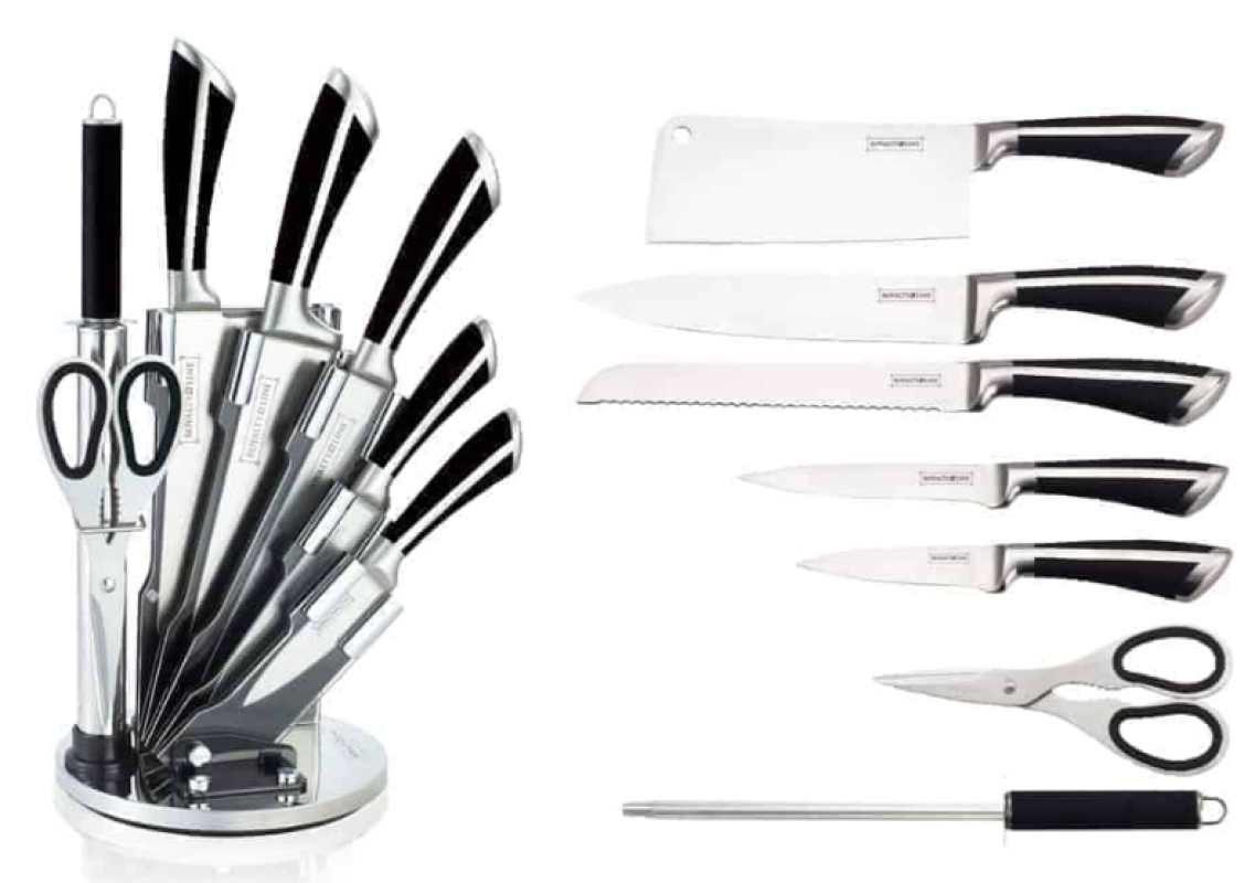 Set de cutite cu suport RL-KSS700 8 piese